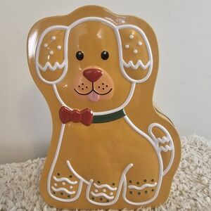 Dog Shaped Tin